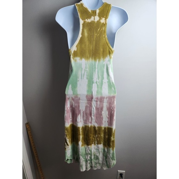Young Fabulous and Broke tie dye Robbie stretch ribbed Midi dress sz s boho - Picture 2 of 9